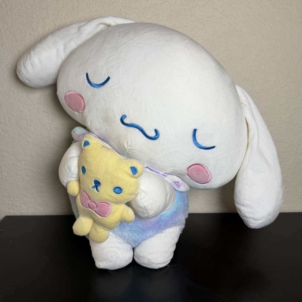 Jazwares Sanrio Hello Kitty and Friends Cinnamoroll 18" Sleeping Dreamland Plush